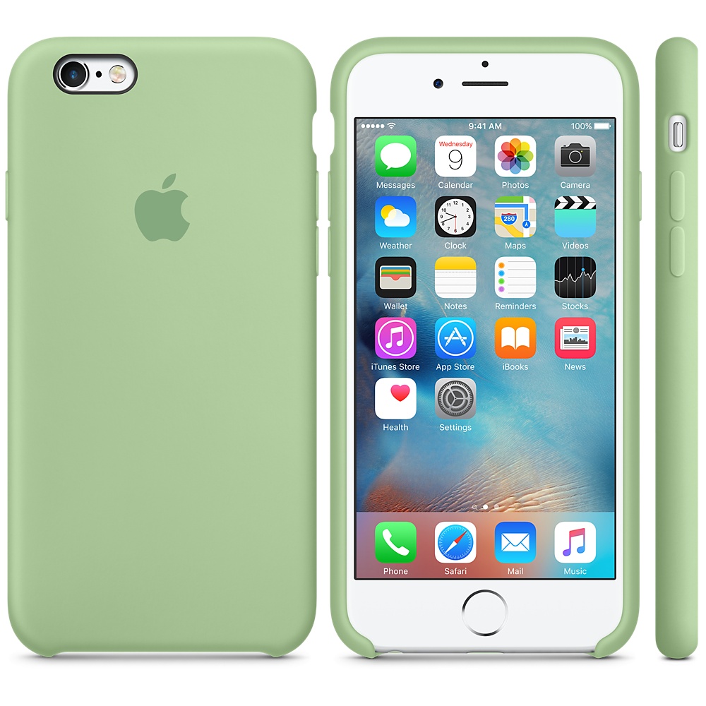 Силиконовый чехол Apple iPhone 6 Silicone Case Mint (MM672ZM/A) для iPhone 6/6S