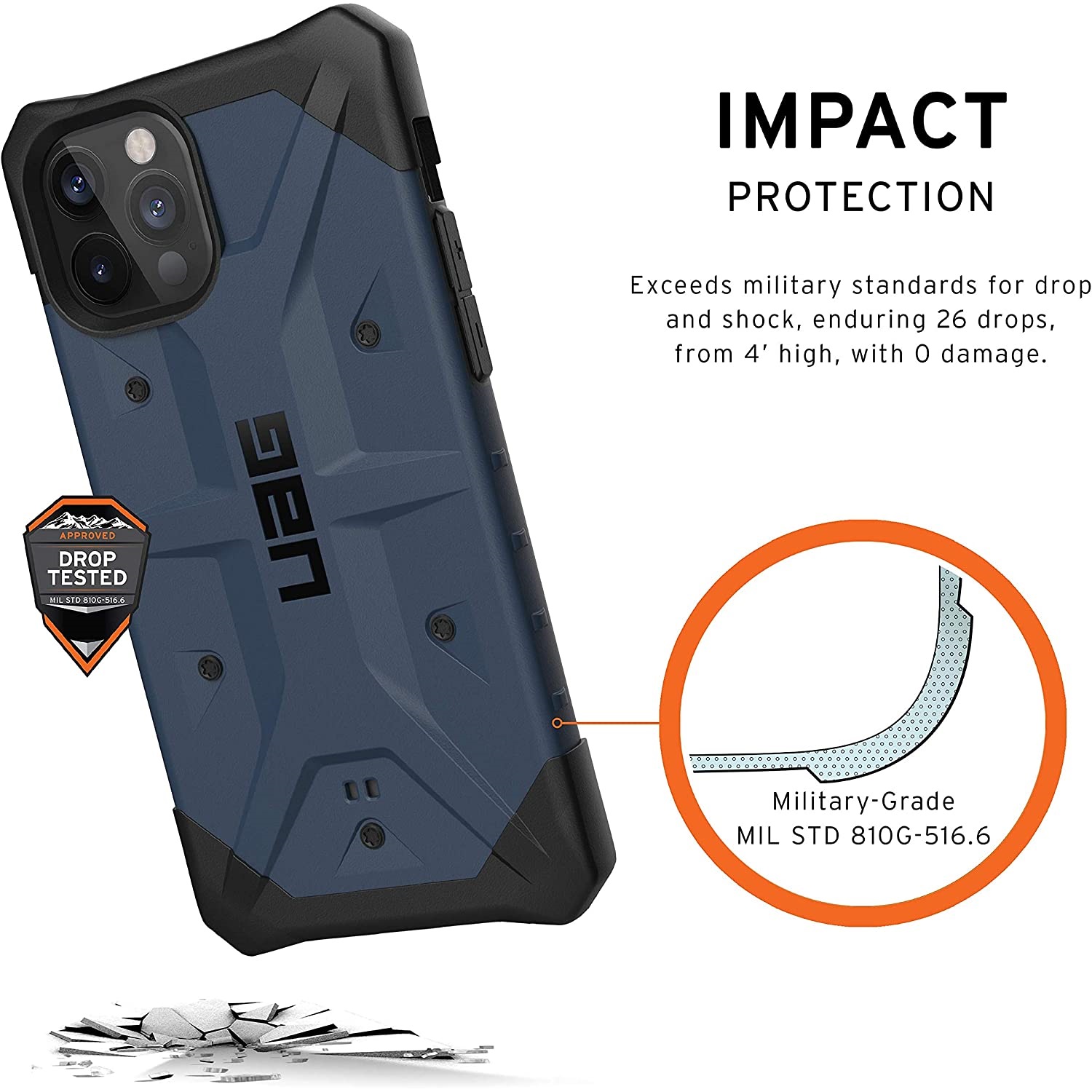 Противоударный защитный чехол UAG Pathfinder Series Case Mallard для iPhone 12/12 Pro