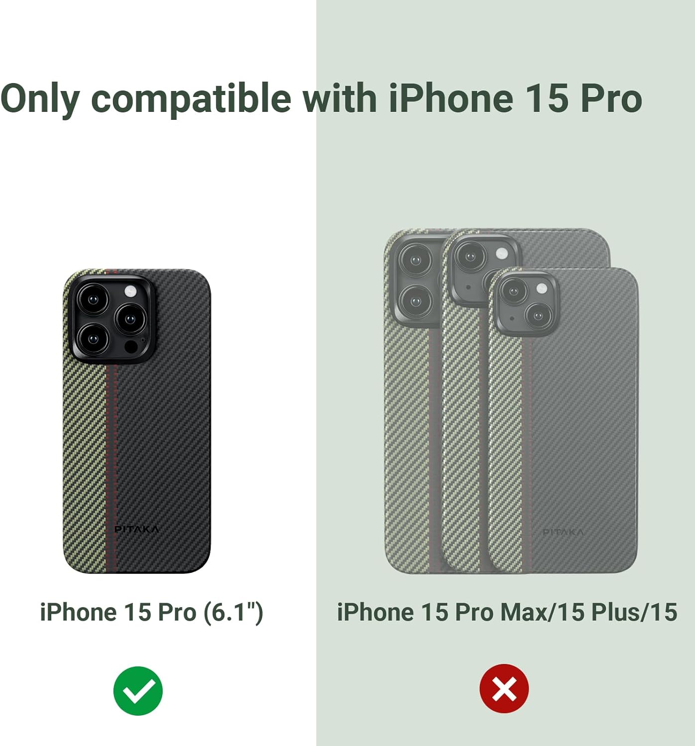 Чехол Pitaka MagEZ Case 4 для iPhone 15 Pro (6.1) Overture