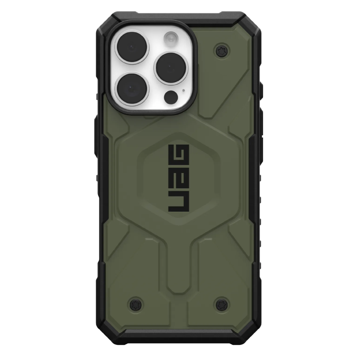 Противоударный защитный чехол UAG Pathfinder MagSafe для iPhone 16 Pro Olive Drab