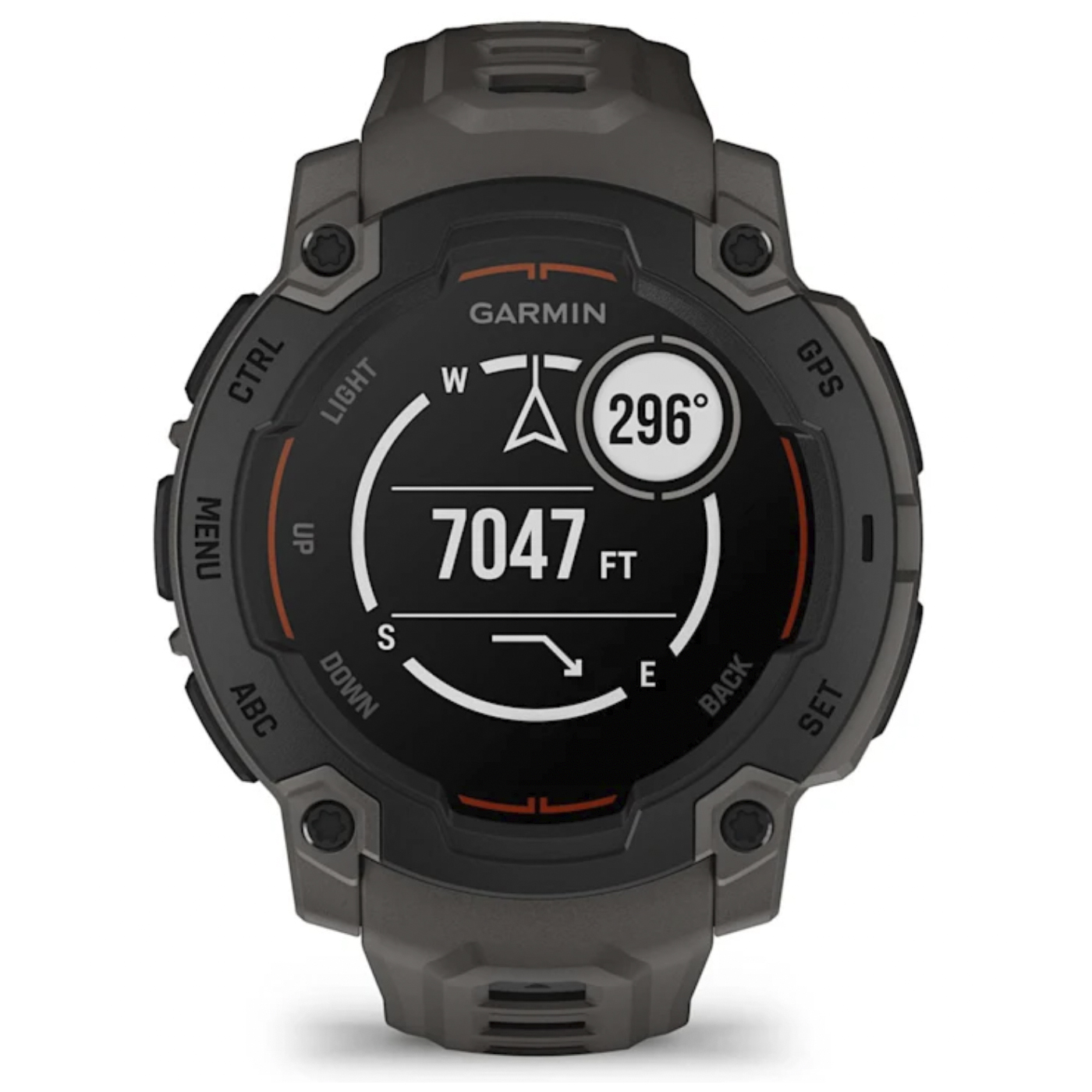 Умные часы Garmin Instinct E – 45 mm Black with Charcoal Band (010-02933-00)