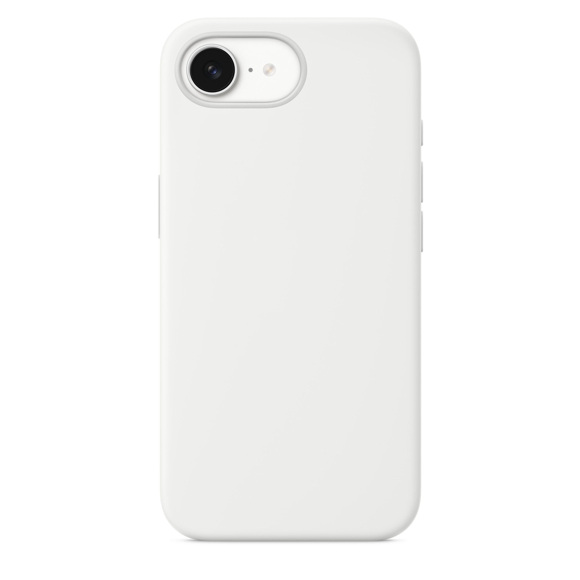 Силиконовый чехол Naturally Silicone Case with MagSafe White для iPhone 16e