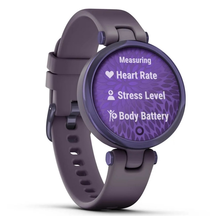 Умные часы Garmin Lily - Sport Edition Midnight Orchid Bezel with Deep Orchid Case and Silicone Band (010-02384-12)