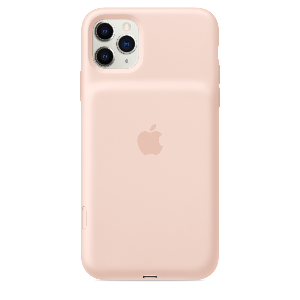 Силиконовый чехол-аккумулятор Apple Smart Battery Case Pink Sand (MWVR2ZM/A) для iPhone 11 Pro Max