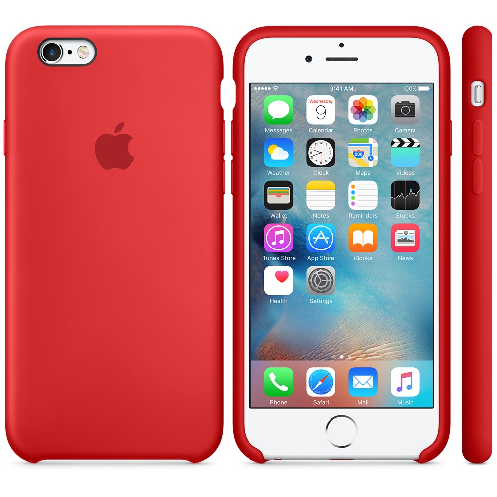 Силиконовый чехол Apple iPhone 6 Silicone Case Red (PRODUCT) (MKY32ZM/A) для iPhone 6/6S