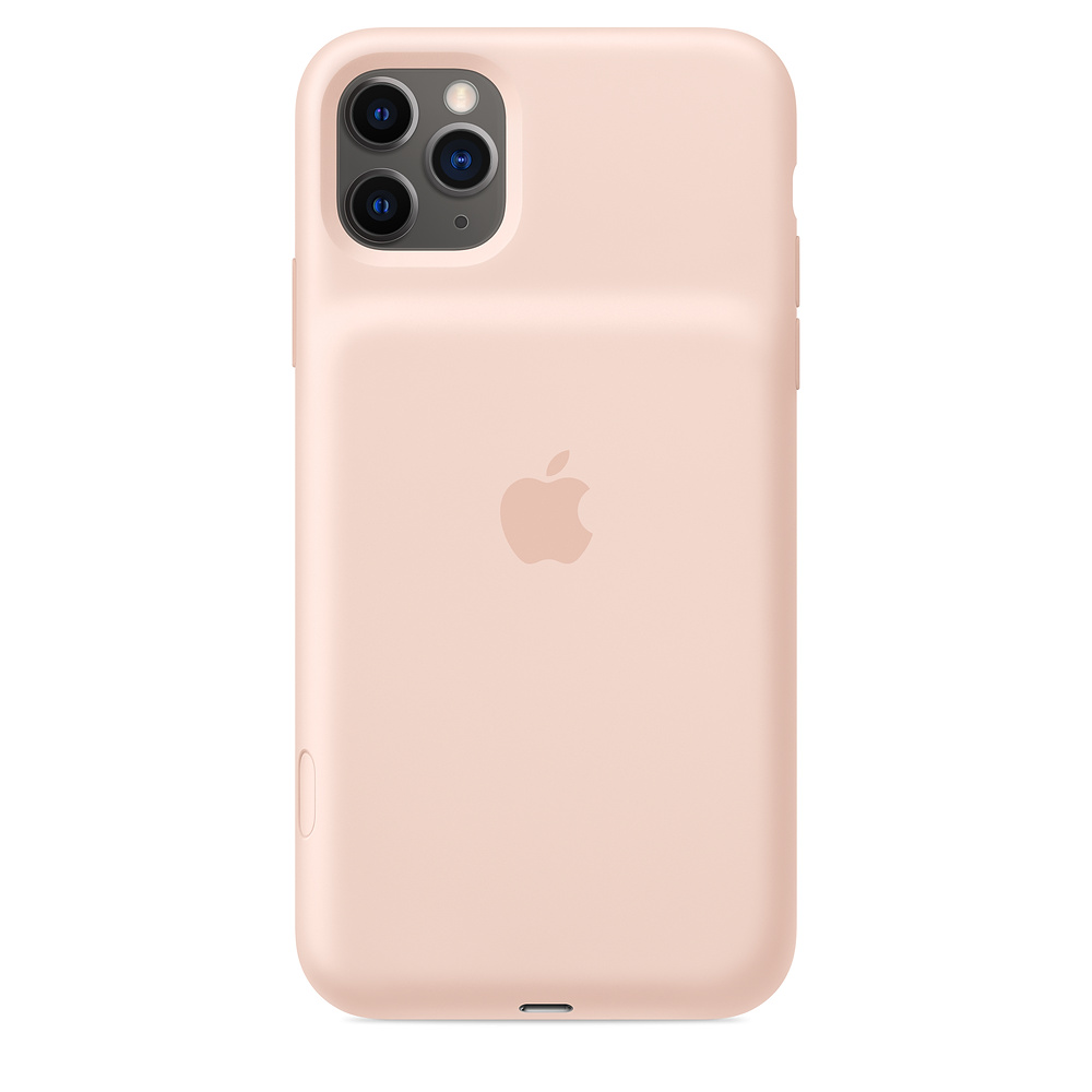Силиконовый чехол-аккумулятор Apple Smart Battery Case Pink Sand (MWVR2ZM/A) для iPhone 11 Pro Max