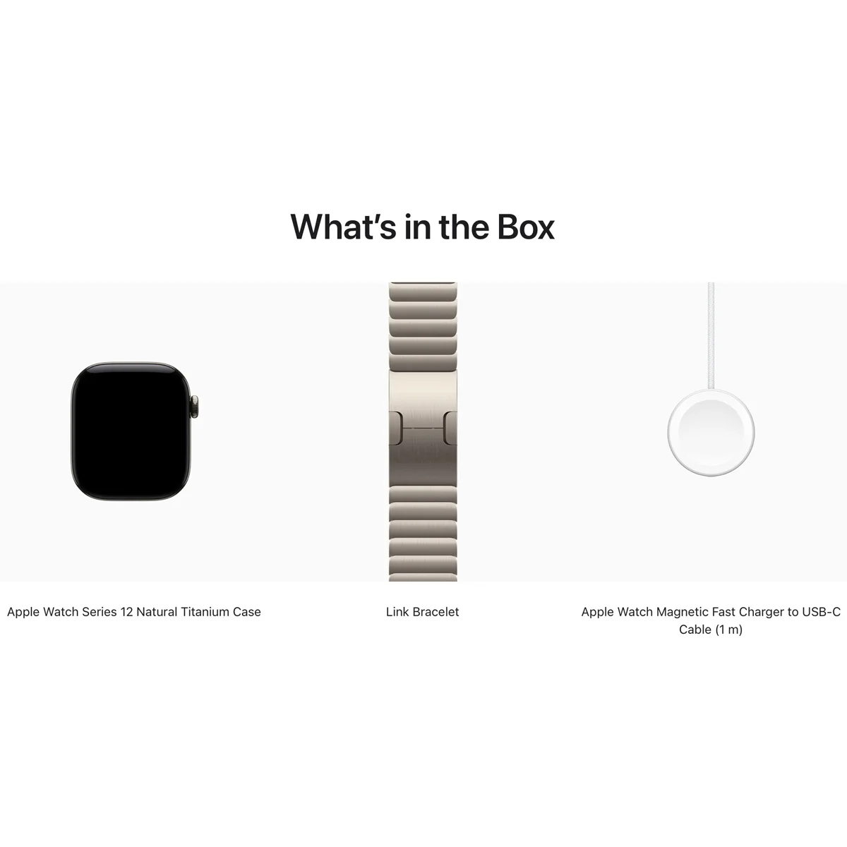 Умные часы Apple Watch Series 12 GPS + Cellular, 42mm Natural Titanium Case with Natural Link Bracelet