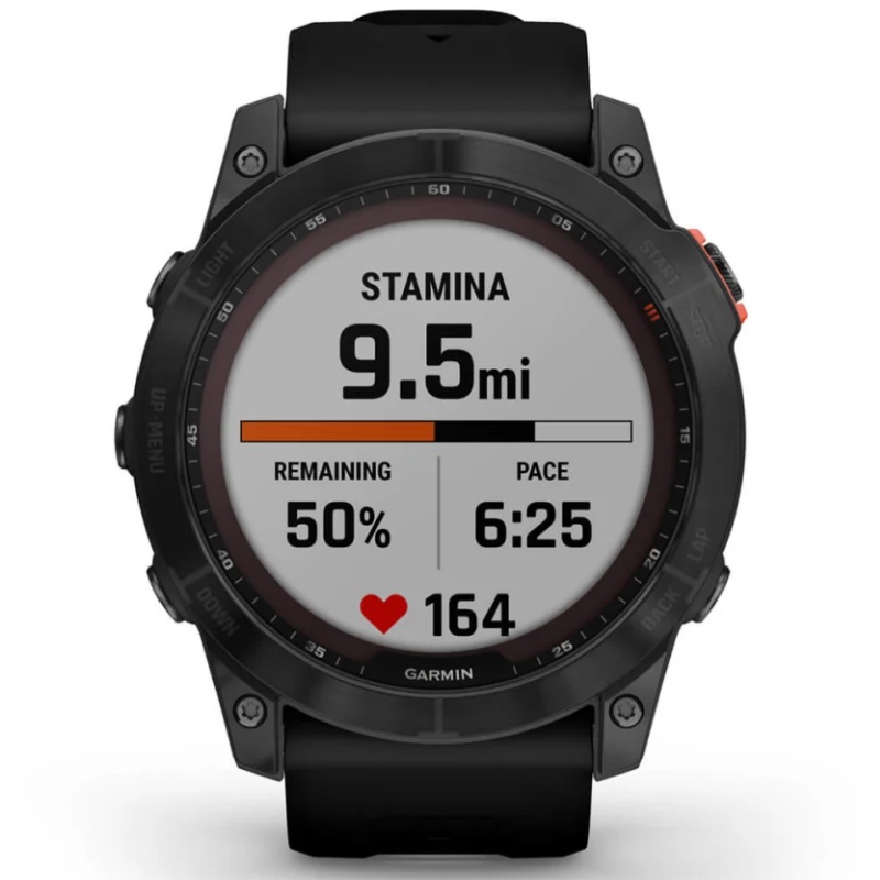 Умные часы Garmin fenix 7X – Solar Edition Slate grey with black band (010-02541-01)