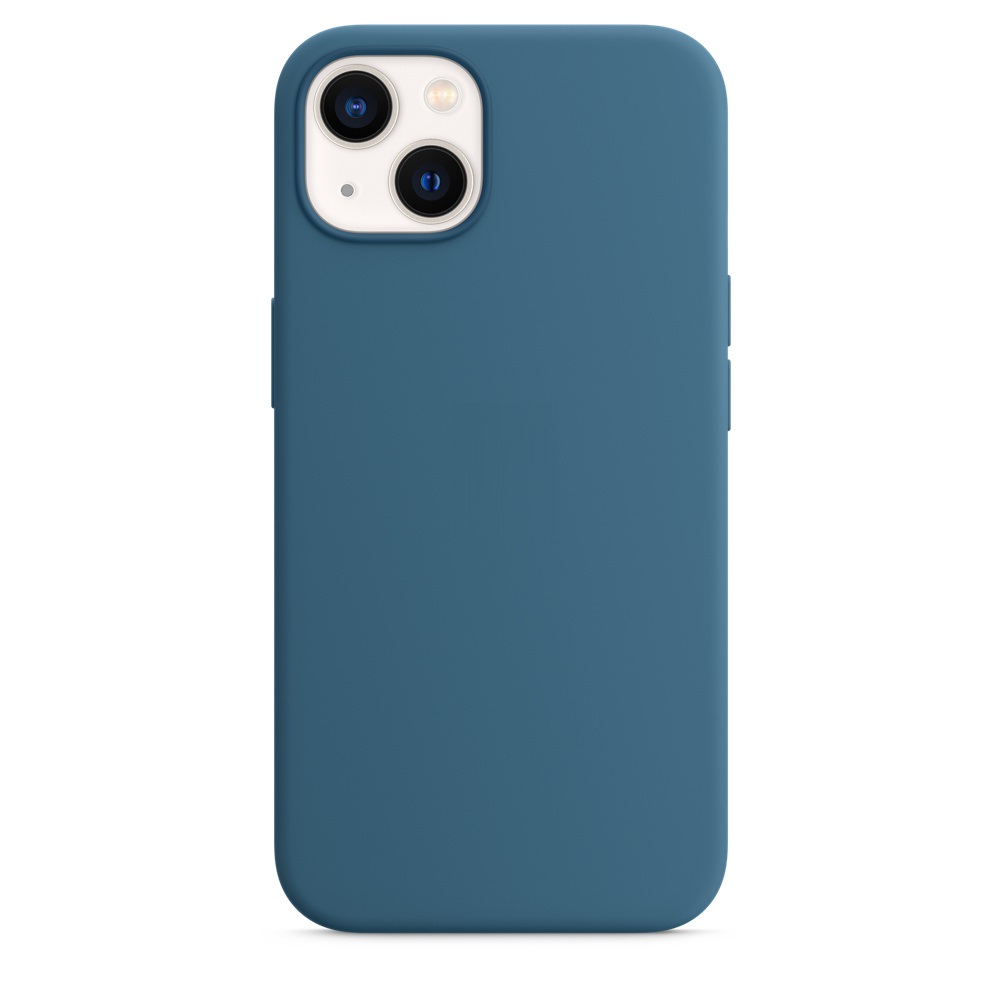 Силиконовый чехол Naturally Silicone Case with MagSafe Blue Jay для iPhone 13