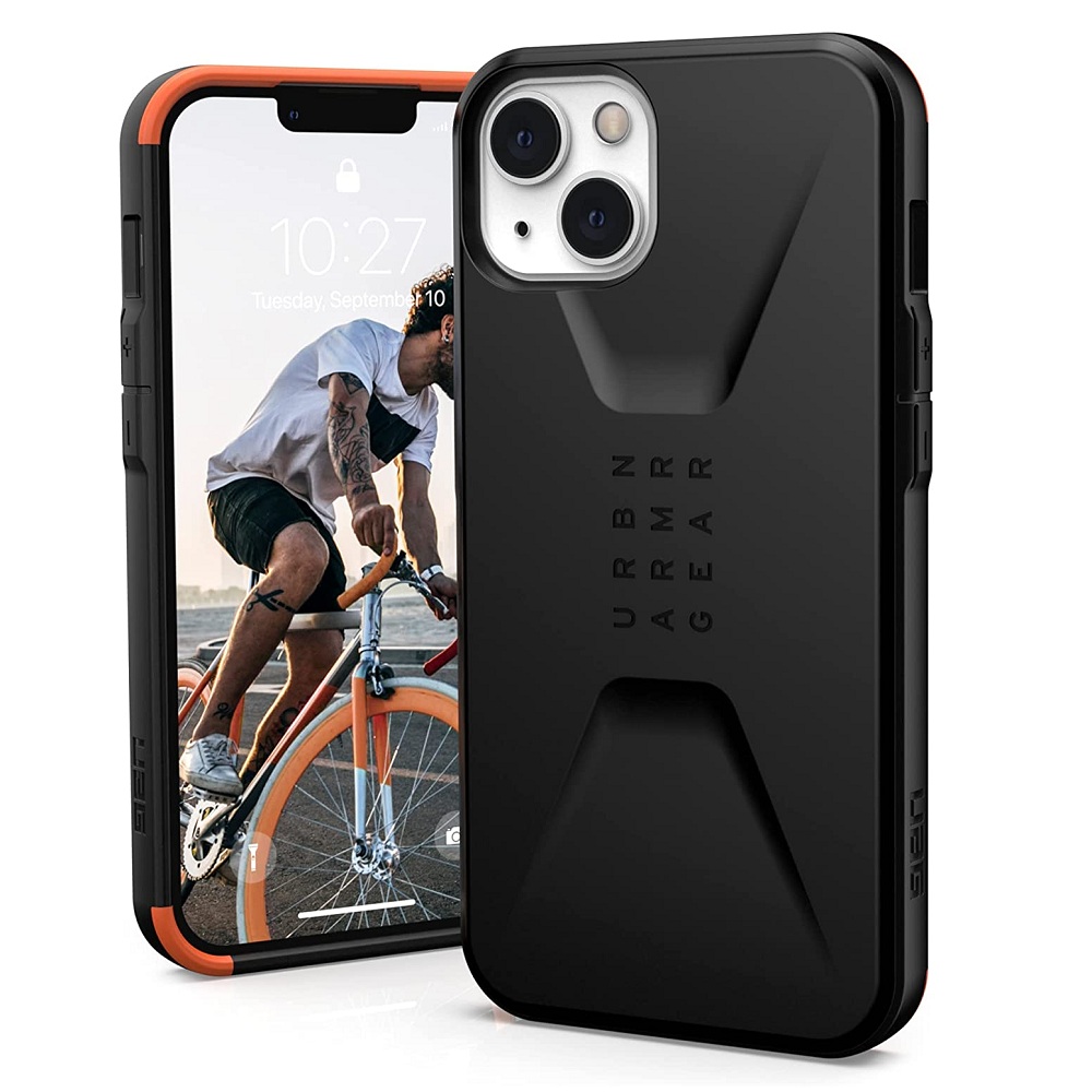 Противоударный защитный чехол UAG Civilian Black для iPhone 13