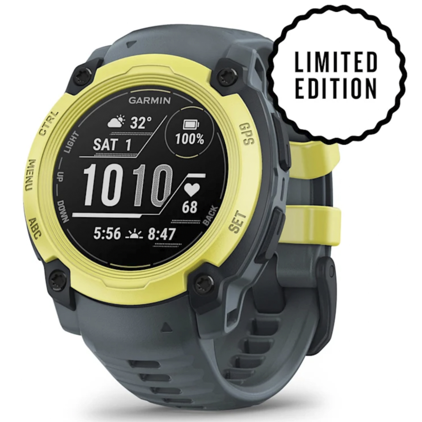 Умные часы Garmin Instinct E – 40 mm Electric Lime with Twilight Band (010-02932-01)
