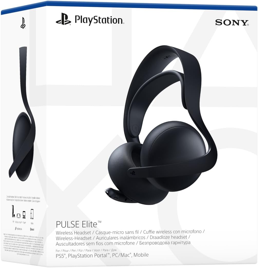 Беспроводная компьютерная гарнитура Sony PlayStation 5 Elite Midnight Black