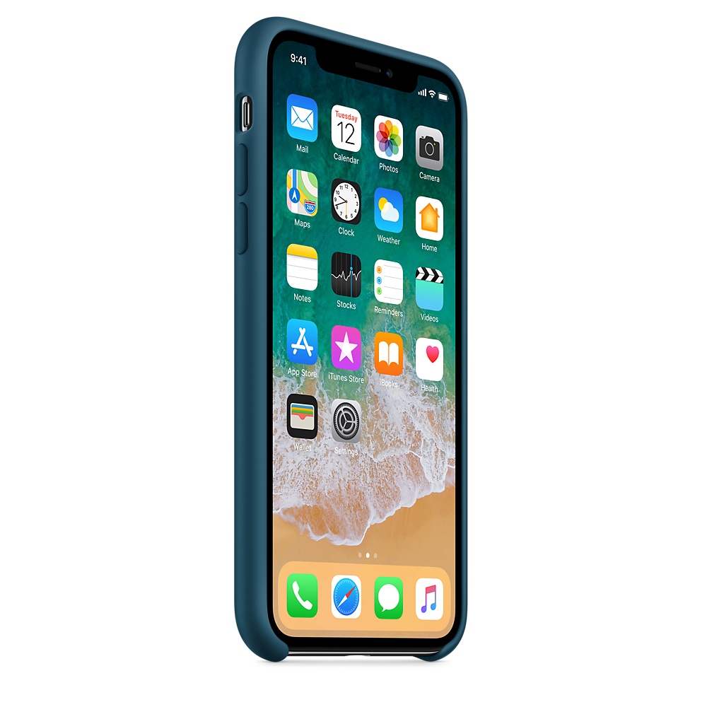 Силиконовый чехол Apple iPhone X Silicone Case - Cosmos Blue (MR6G2ZM/A) для iPhone X