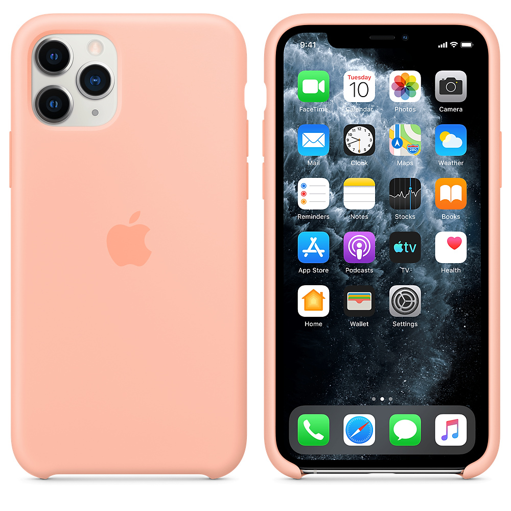 Силиконовый чехол Apple iPhone 11 Pro Silicone Case - Grapefruit (MY1E2ZM/A) для iPhone 11 Pro
