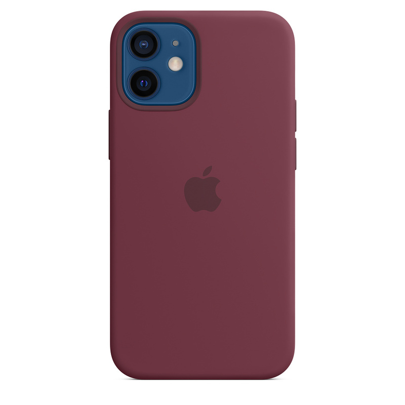 Силиконовый чехол Apple iPhone 12 mini Silicone Case with MagSafe - Plum (MHKQ3ZE/A) для iPhone 12 mini