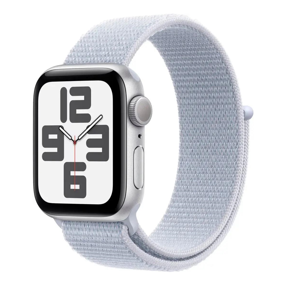 Умные часы Apple Watch Series SE 2024 Gen 2 40mm Aluminium Case, Silver/Blue Cloud Sport Loop
