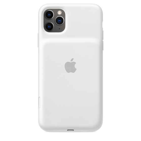 Силиконовый чехол-аккумулятор Apple Smart Battery Case White (MWVQ2ZM/A) для iPhone 11 Pro Max