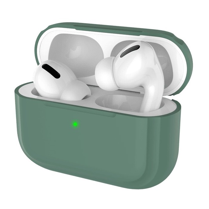 Силиконовый чехол Deppa Pine Green для AirPods Pro (47035)