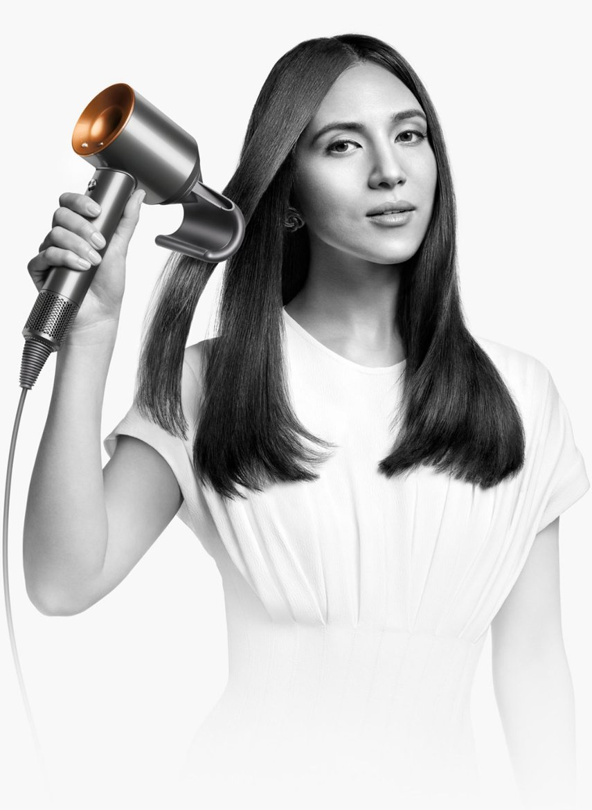 Фен Dyson Supersonic HD08 gift edition IN, bright nickel/bright copper