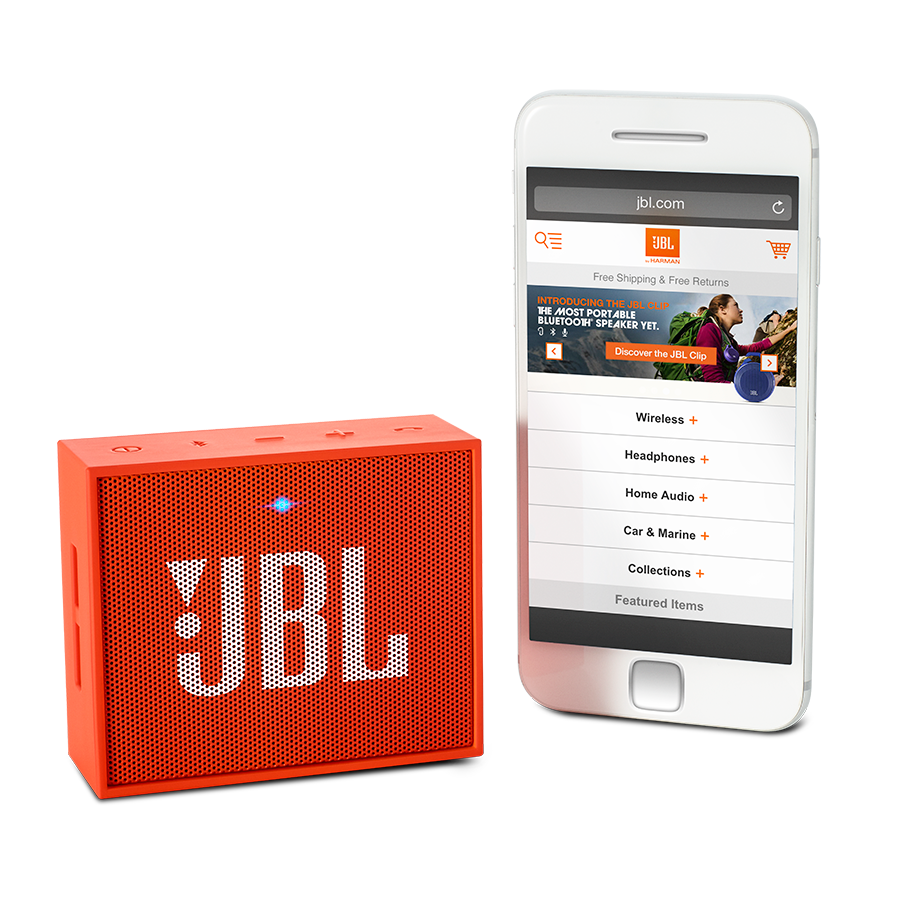 Портативная акустика JBL GO Orange