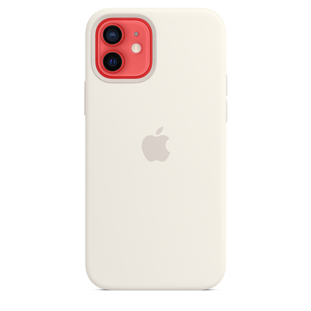 Силиконовый чехол Apple iPhone 12/12 Pro Silicone Case with MagSafe - White (MHL53ZE/A) для iPhone 12/12 Pro