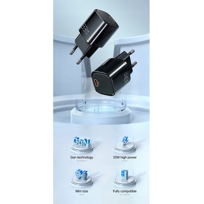 Сетевое зарядное устройство Mcdodo 33W Mini PD Fast Charge White