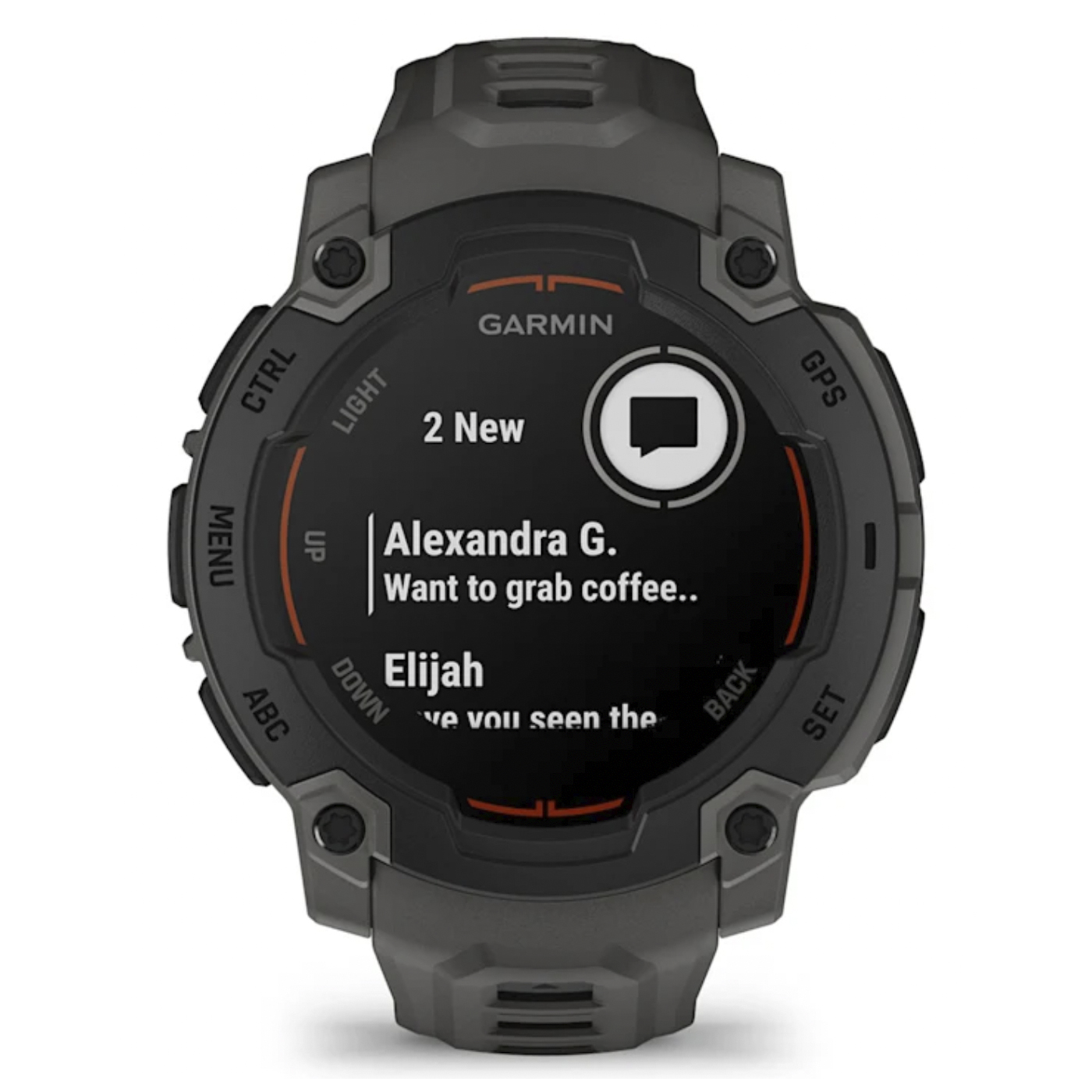 Умные часы Garmin Instinct E – 45 mm Black with Charcoal Band (010-02933-00)