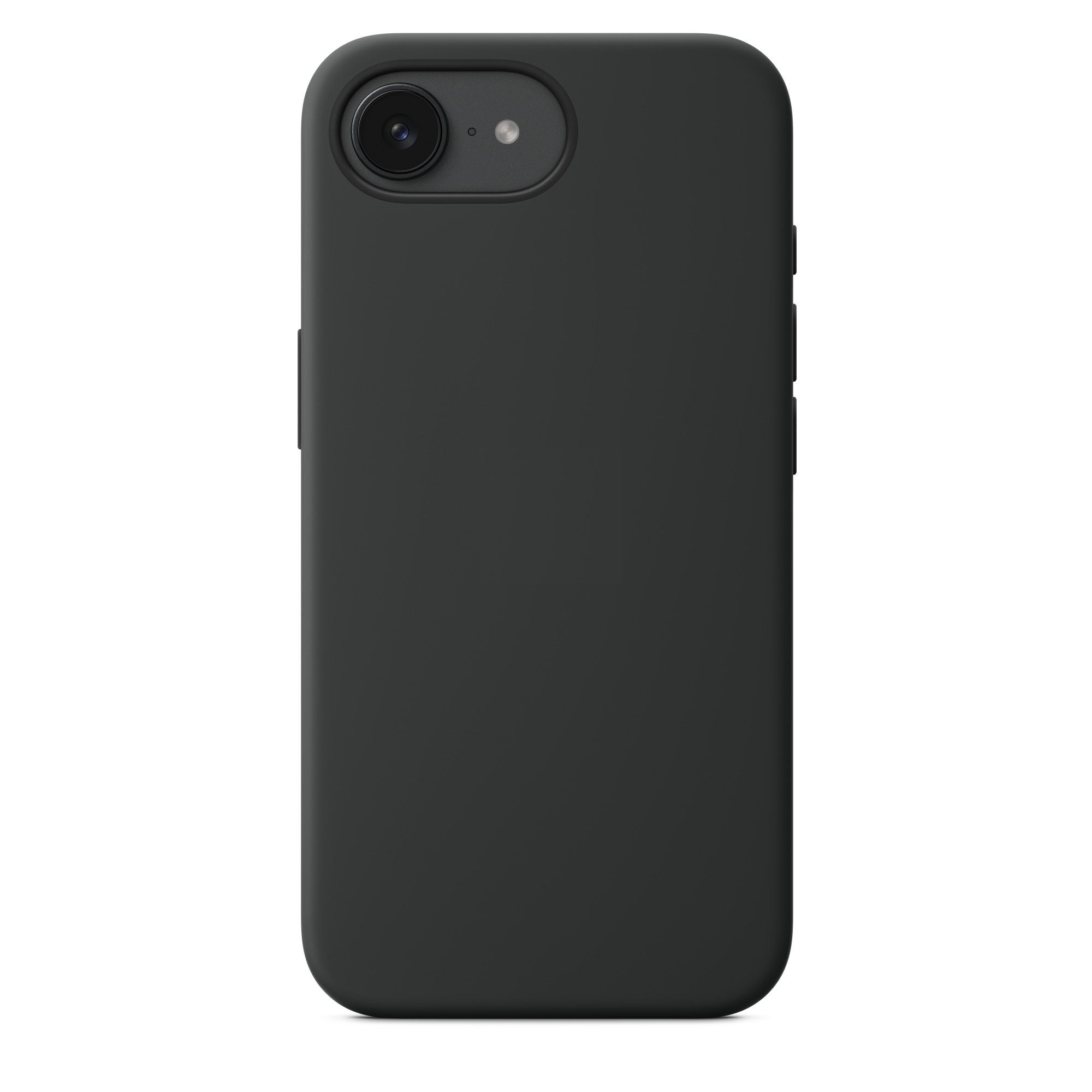 Силиконовый чехол Naturally Silicone Case with MagSafe Black для iPhone 16e