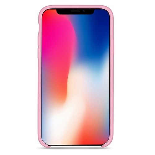 Чехол-накладка Hoco Silicone Rose Pink для iPhone X