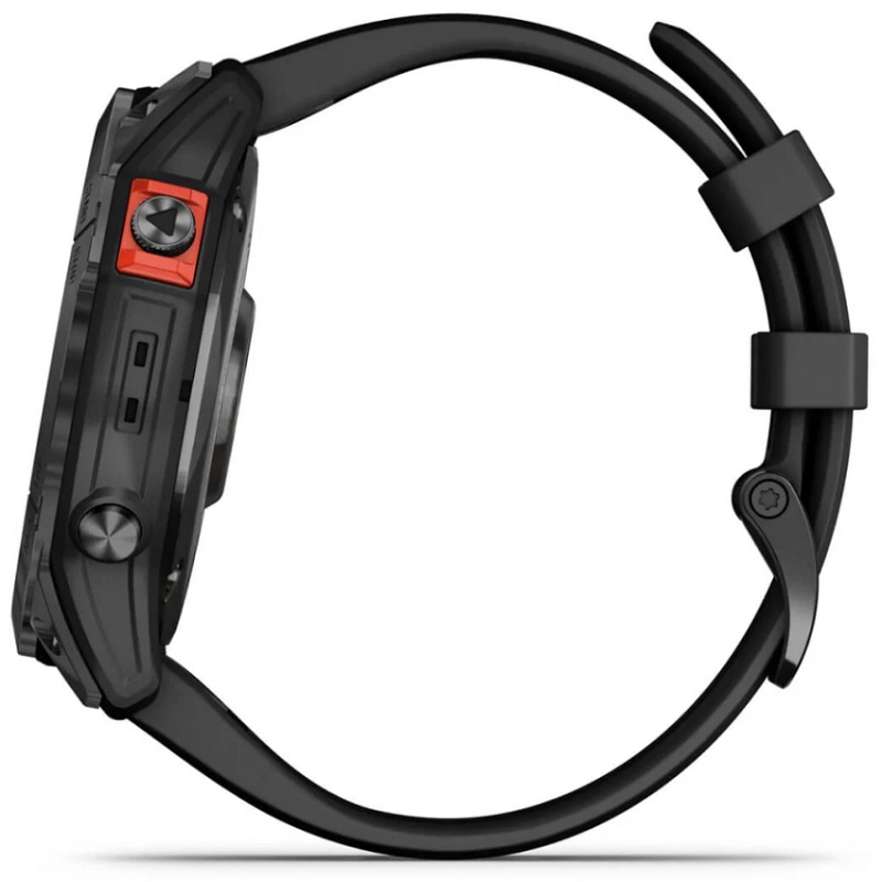 Умные часы Garmin fenix 7X – Solar Edition Slate grey with black band (010-02541-01)