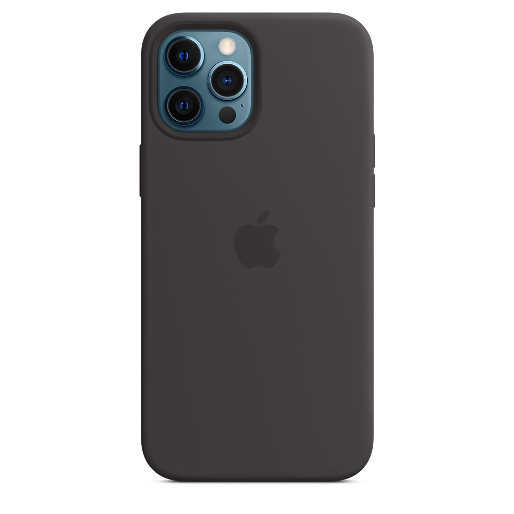 Силиконовый чехол Apple iPhone 12 Pro Max Silicone Case with MagSafe - Black (MHLG3ZE/A) для iPhone 12 Pro Max