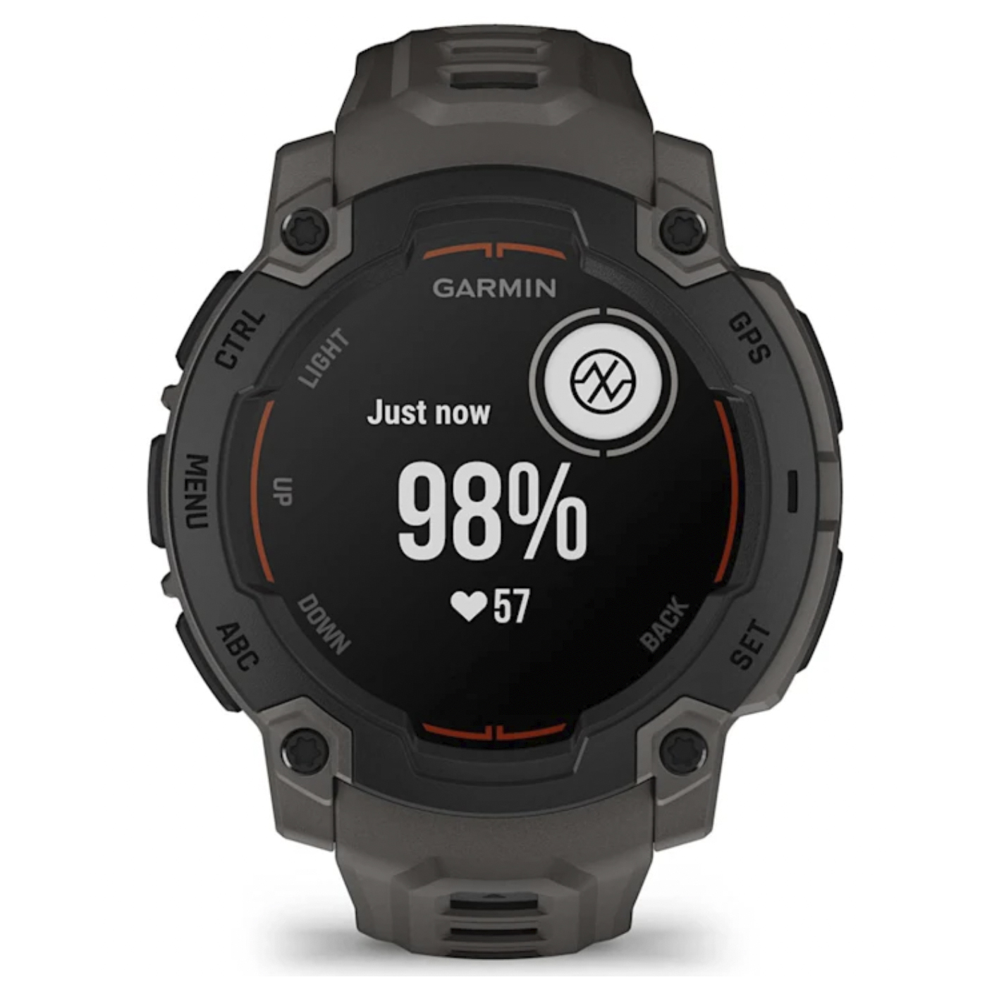 Умные часы Garmin Instinct E – 45 mm Black with Charcoal Band (010-02933-00)