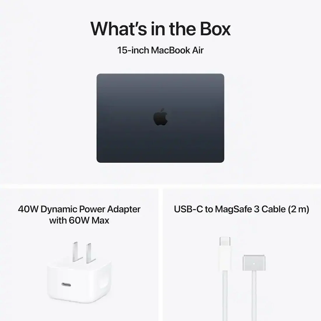 Ноутбук Apple MacBook Air 15 2026 M5 (15.3/2880x1864/32GB/512GB SSD/Apple graphics 10-core) Midnight (Z1LW0012HH)