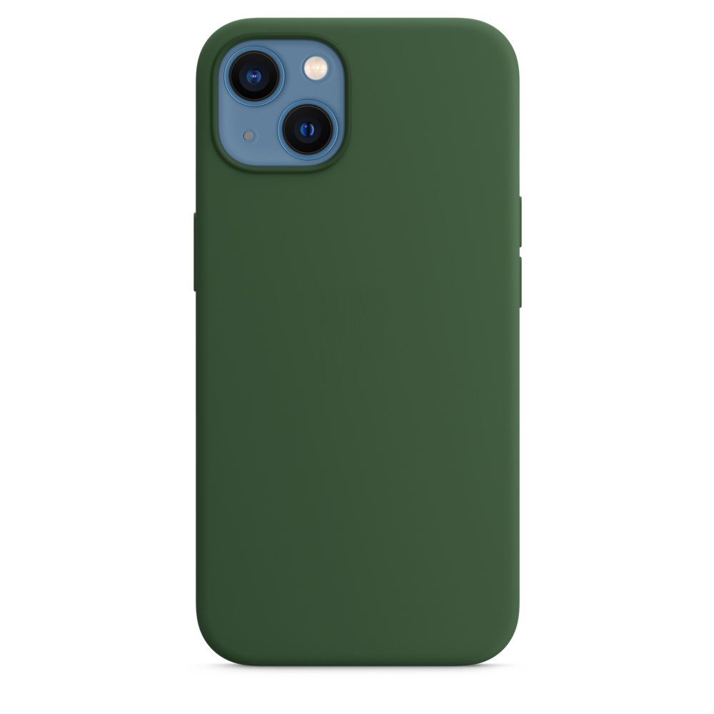 Силиконовый чехол Naturally Silicone Case with MagSafe Clover для iPhone 13