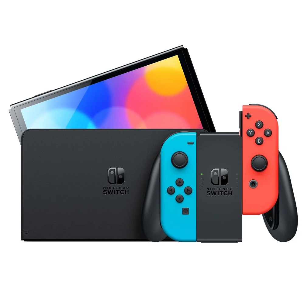 Игровая приставка Nintendo Switch OLED 64Gb Neon Blue/Red