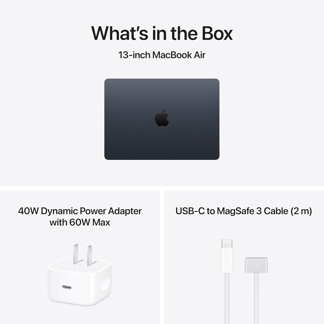 Ноутбук Apple MacBook Air 13 2026 M5 (13.6/2560x1664/24GB/1TB SSD/Apple graphics 10-core) Midnight (MDHG4)