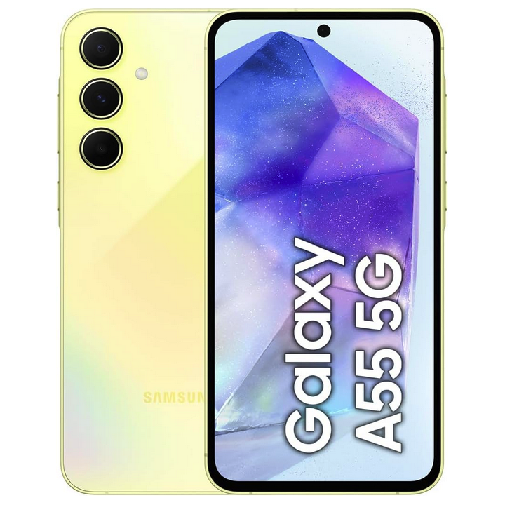 Смартфон Samsung Galaxy A55 5G 8/256 ГБ, Dual: nano SIM + eSIM, lemon