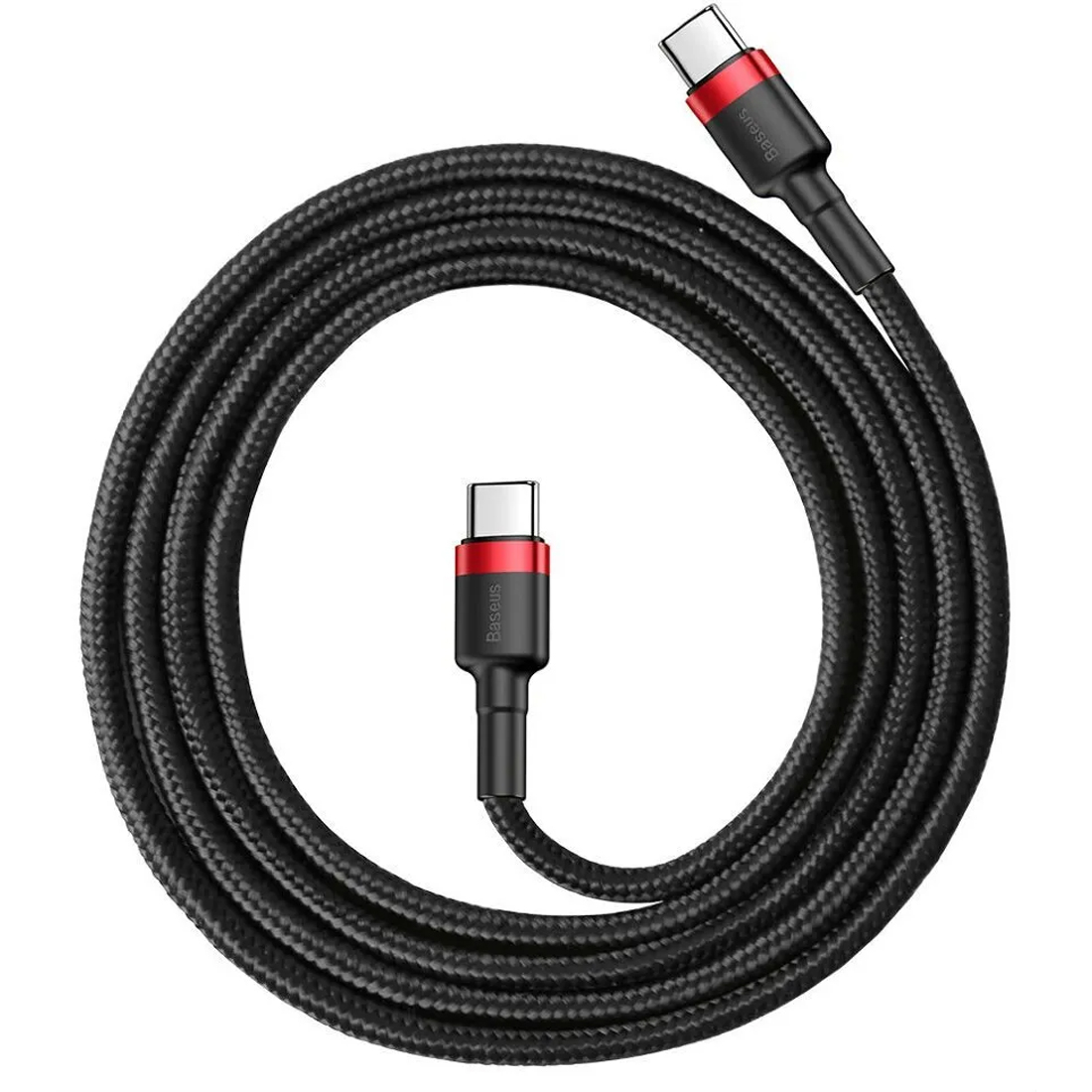 Кабель Baseus Cafule PD USB Type-C - USB Type-C 1 м Black/Red