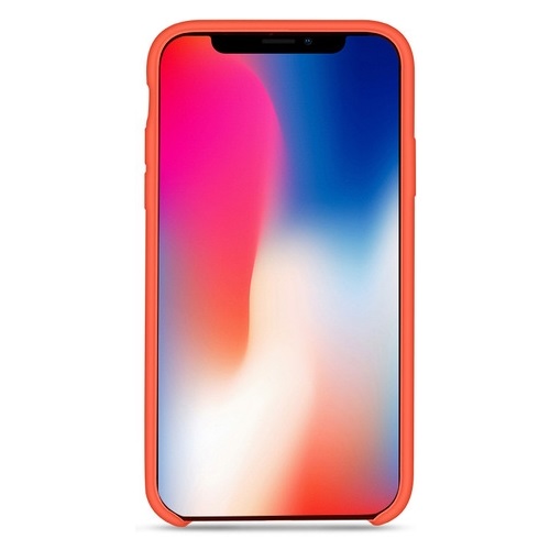 Чехол-накладка Hoco Silicone Apricot Orange для iPhone X