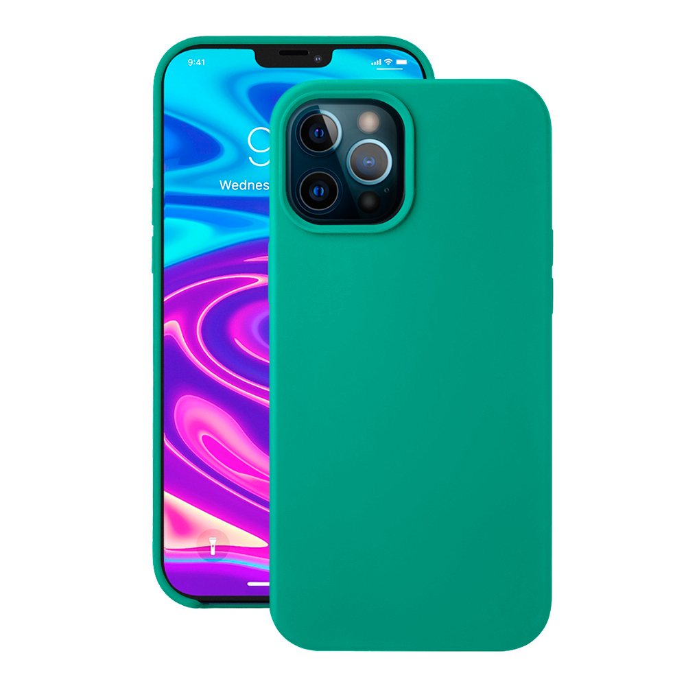 Чехол Deppa Liquid Silicone Case Green (87721) для Apple iPhone 12 Pro Max