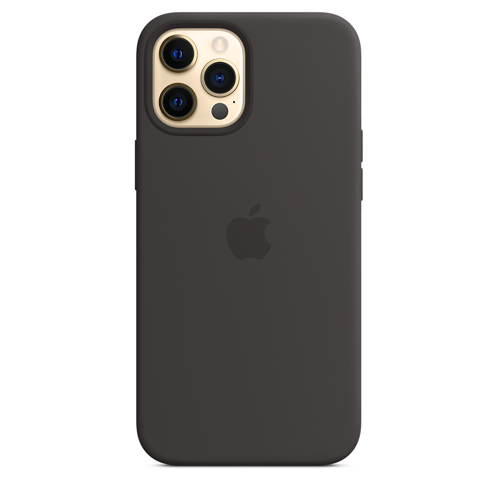 Силиконовый чехол Apple iPhone 12 Pro Max Silicone Case with MagSafe - Black (MHLG3ZE/A) для iPhone 12 Pro Max