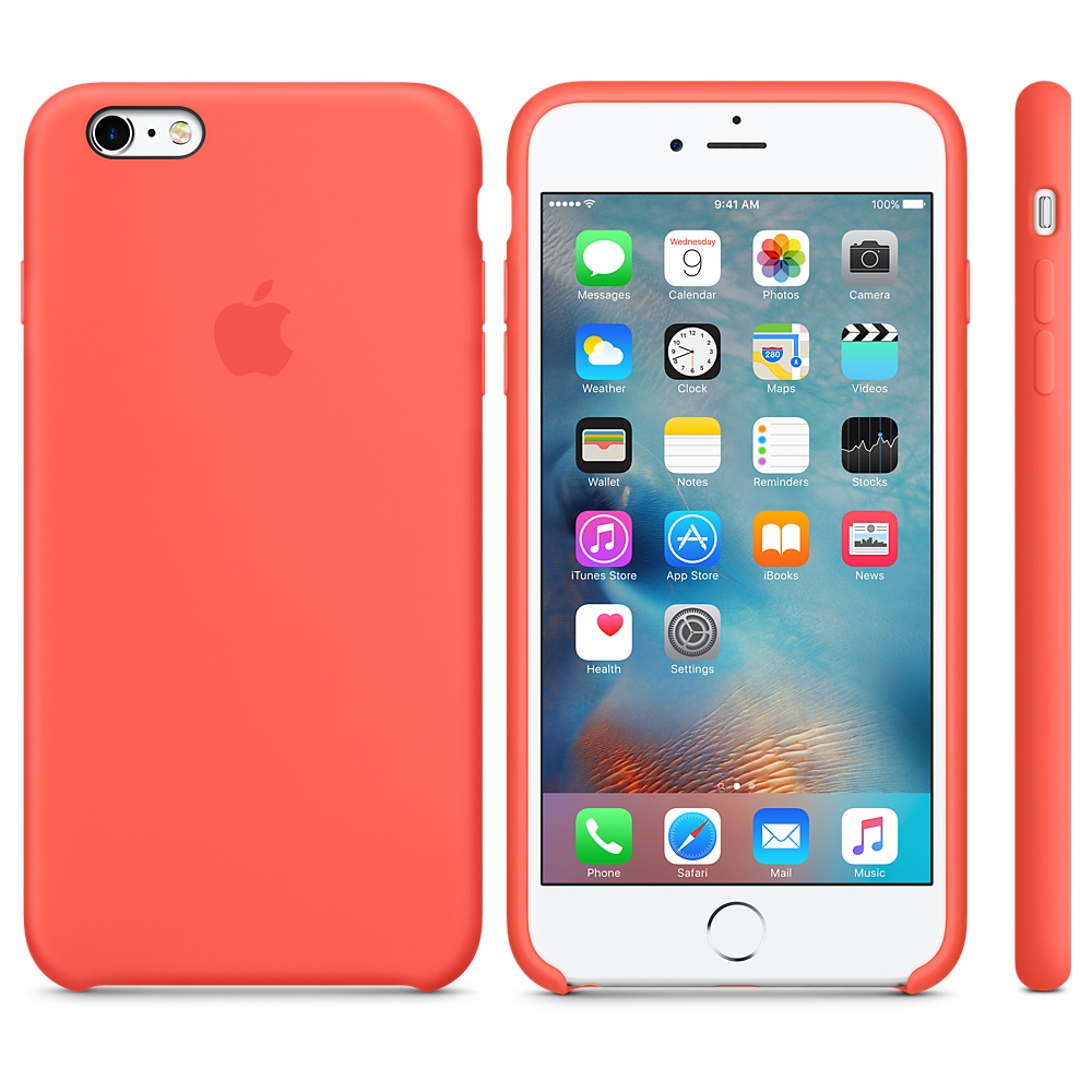Силиконовый чехол Apple iPhone 6S Plus Silicone Case - Orange (MKXQ2ZM/A) для iPhone 6 Plus/6S Plus