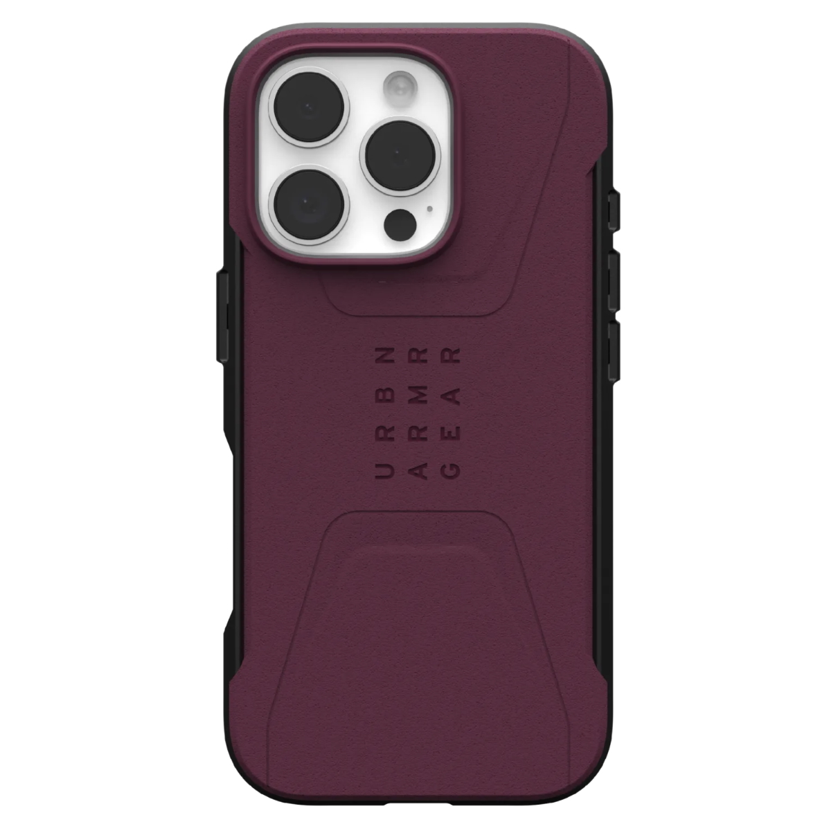 Противоударный защитный чехол UAG Civilian MagSafe для iPhone 16 Pro Bordeaux