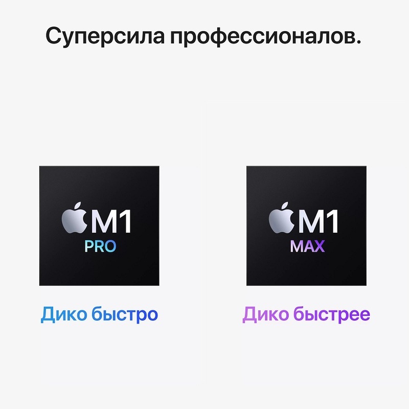 Ноутбук Apple MacBook Pro 16 2021 M1 Pro (16.2/3456x2234/16GB/1TB SSD/Apple graphics 16-core) Silver (MK1F3)