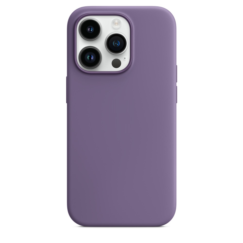 Силиконовый чехол Naturally Silicone Case with MagSafe Iris для iPhone 14 Pro