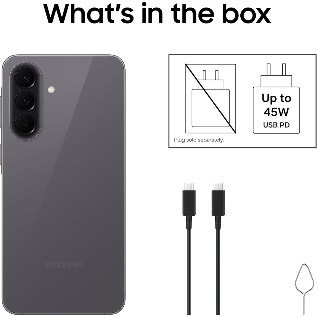 Смартфон Samsung Galaxy A57 5G 8/128GB Dual: nano SIM + eSIM Gray (SM-A576B)