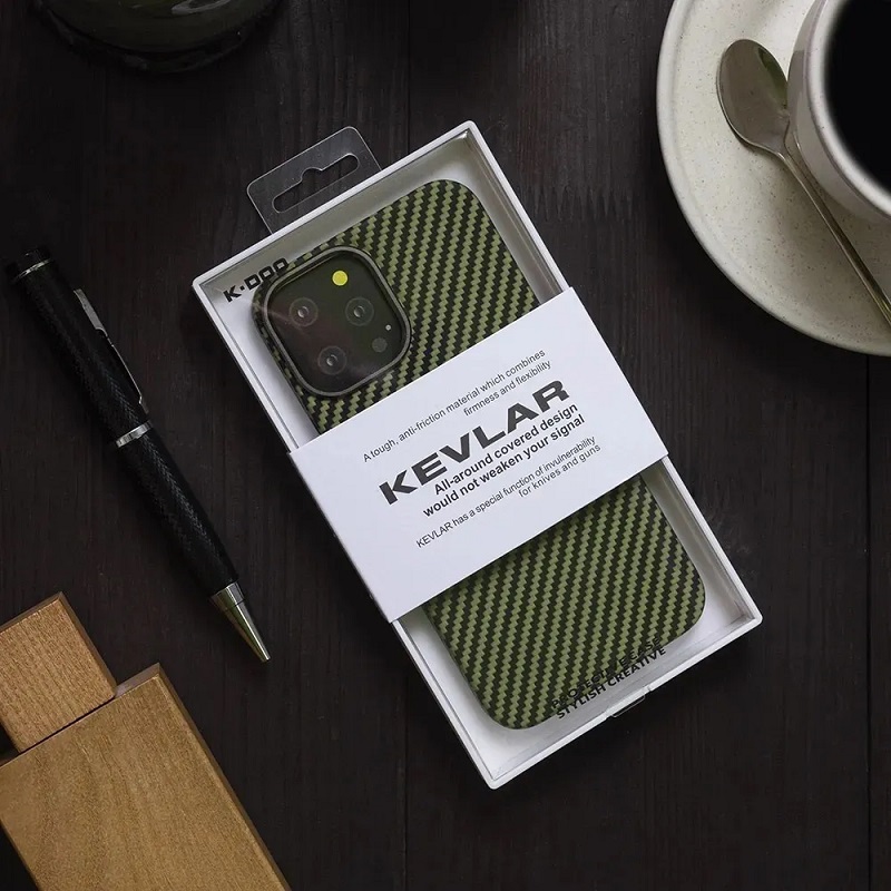 Чехол K-DOO Kevlar для iPhone 13 Green