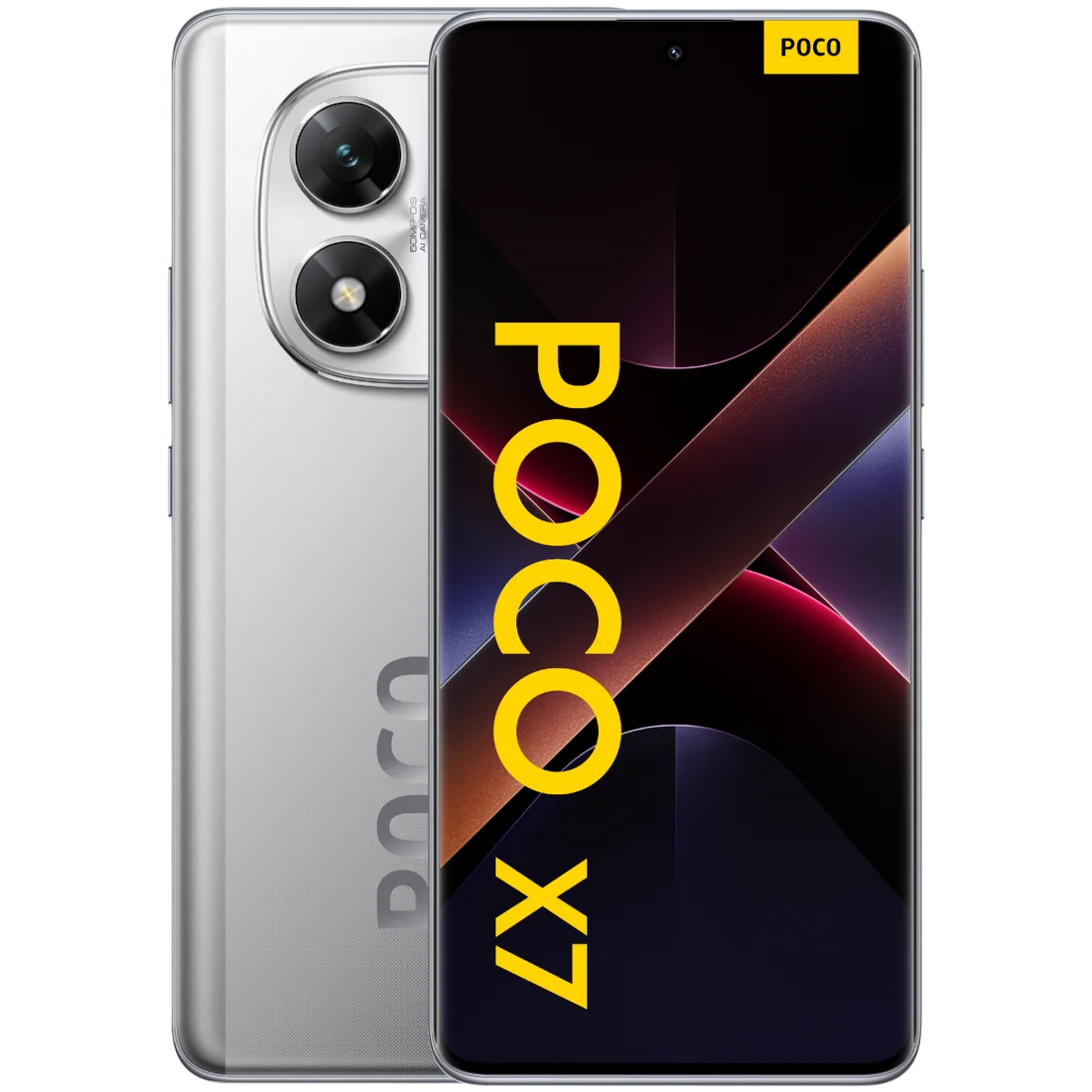 Смартфон Xiaomi POCO X7 5G 12/512 ГБ Global, Dual nano SIM, Silver