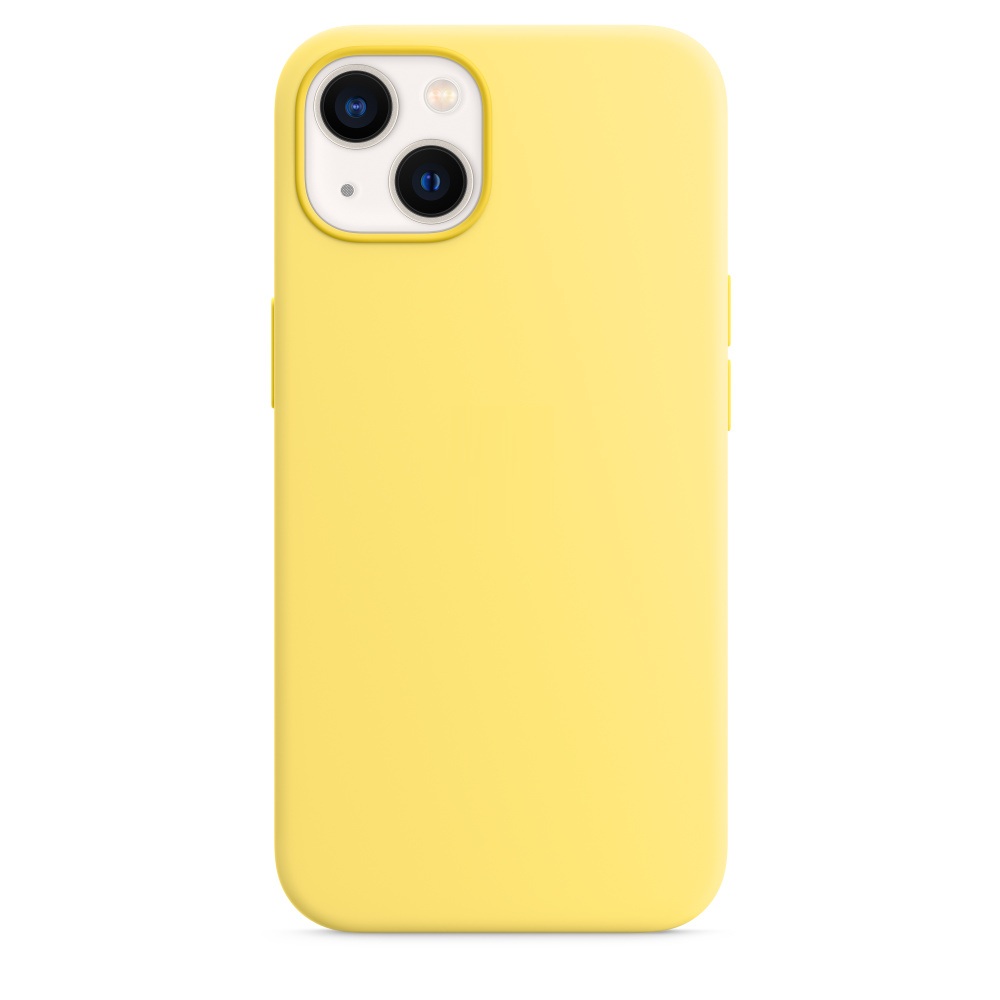 Силиконовый чехол Naturally Silicone Case with MagSafe Lemon Zest для iPhone 13