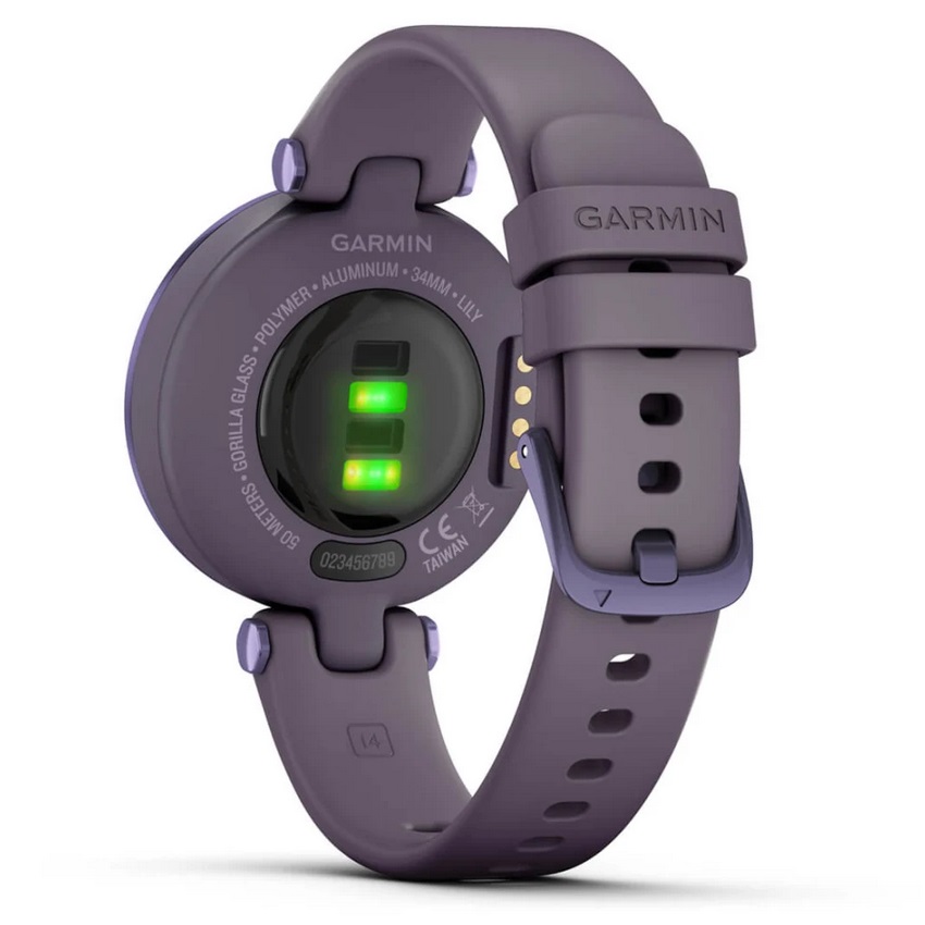 Умные часы Garmin Lily - Sport Edition Midnight Orchid Bezel with Deep Orchid Case and Silicone Band (010-02384-12)